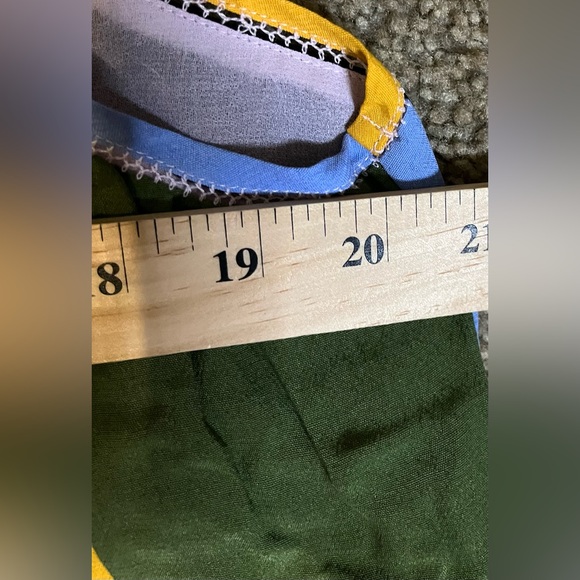 DOLAN Anthropologie Left Coast Audra Drop Waist Colorblock Dress size L - Picture 13 of 16